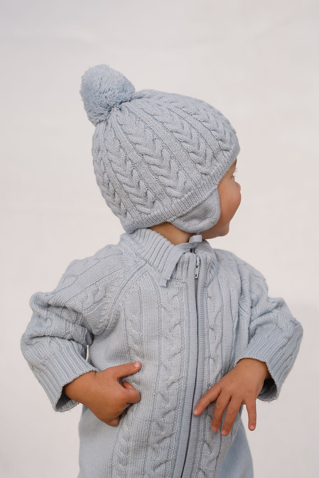 Merino Wool Cable Knit Hat