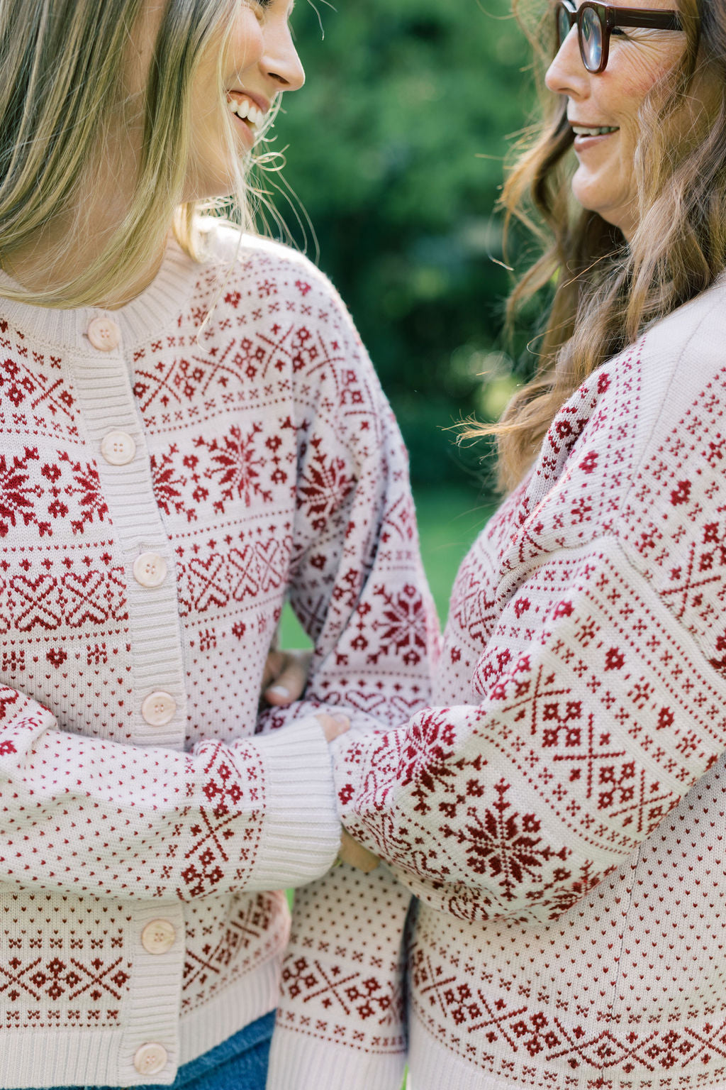 Snowflake Cardigan Lilac