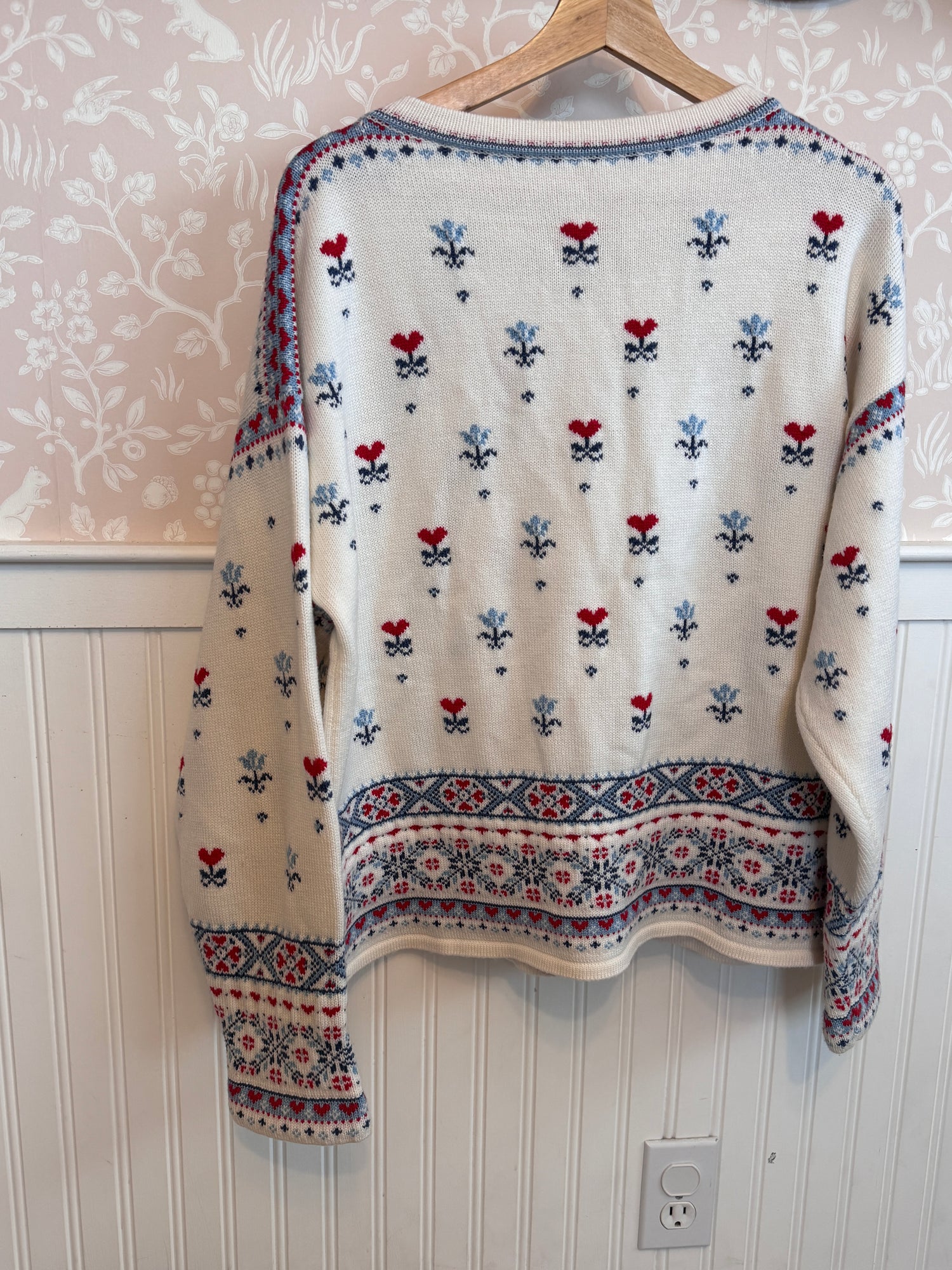 Floral zip sample M/L (FINAL SALE)