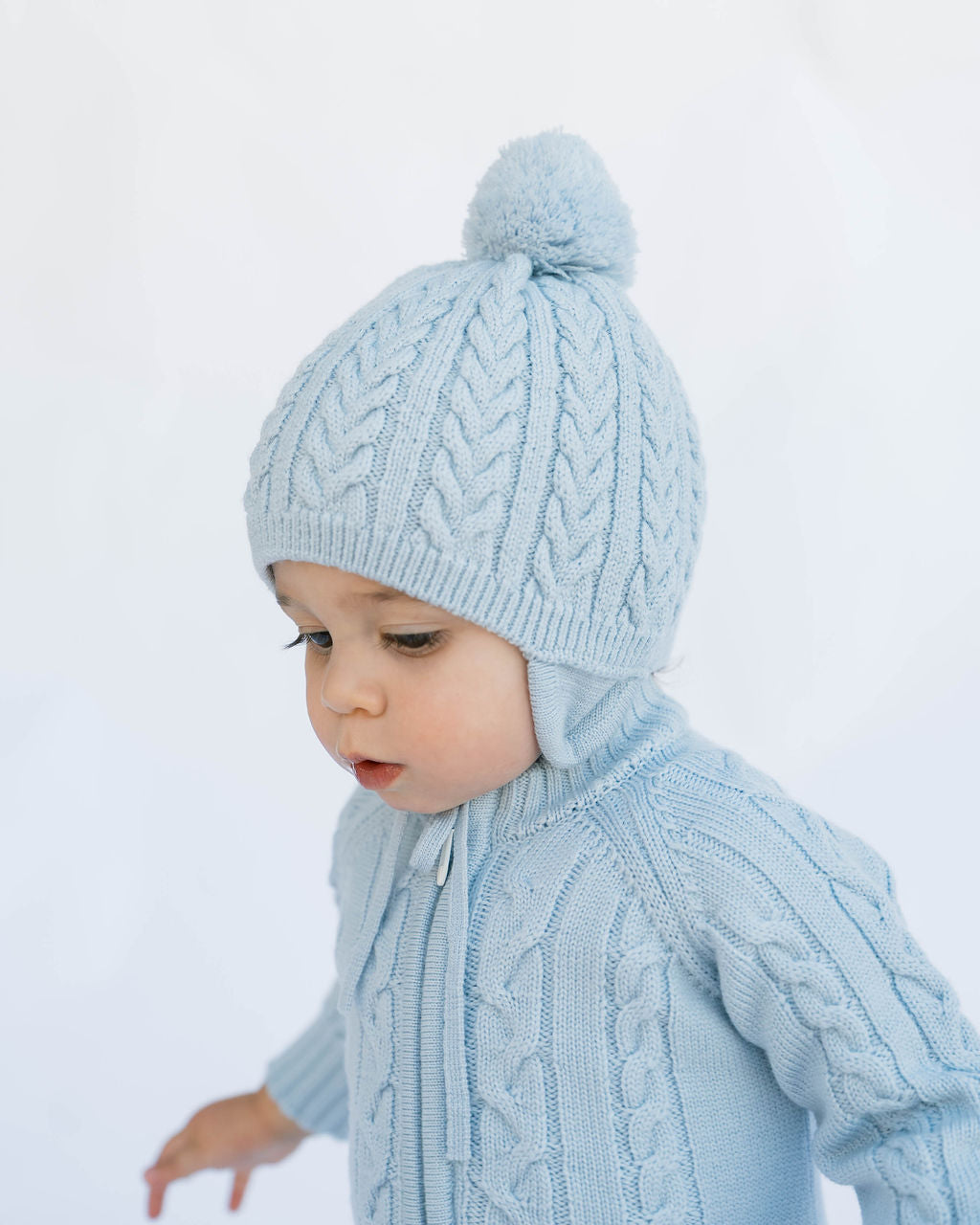 Merino Wool Cable Knit Hat