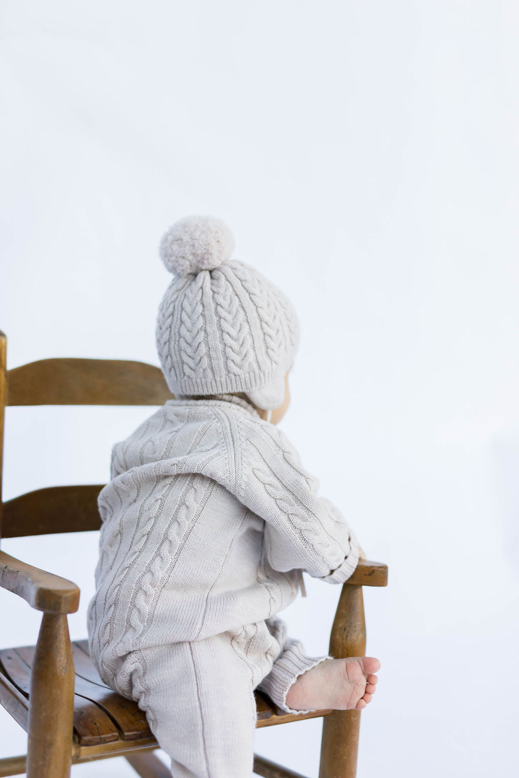 Merino Wool Cable Knit Hat