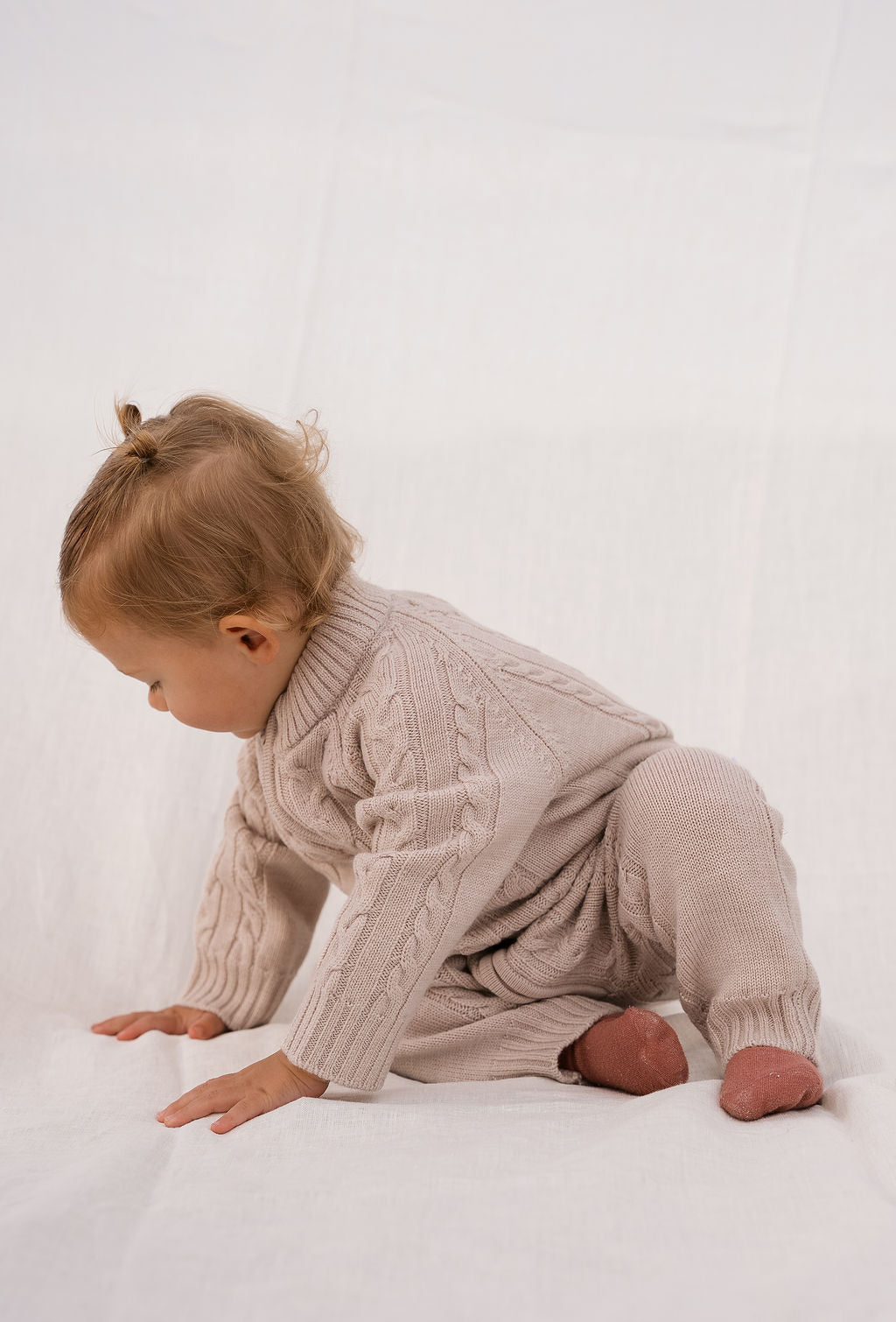 Cable Knit Merino Wool Suit