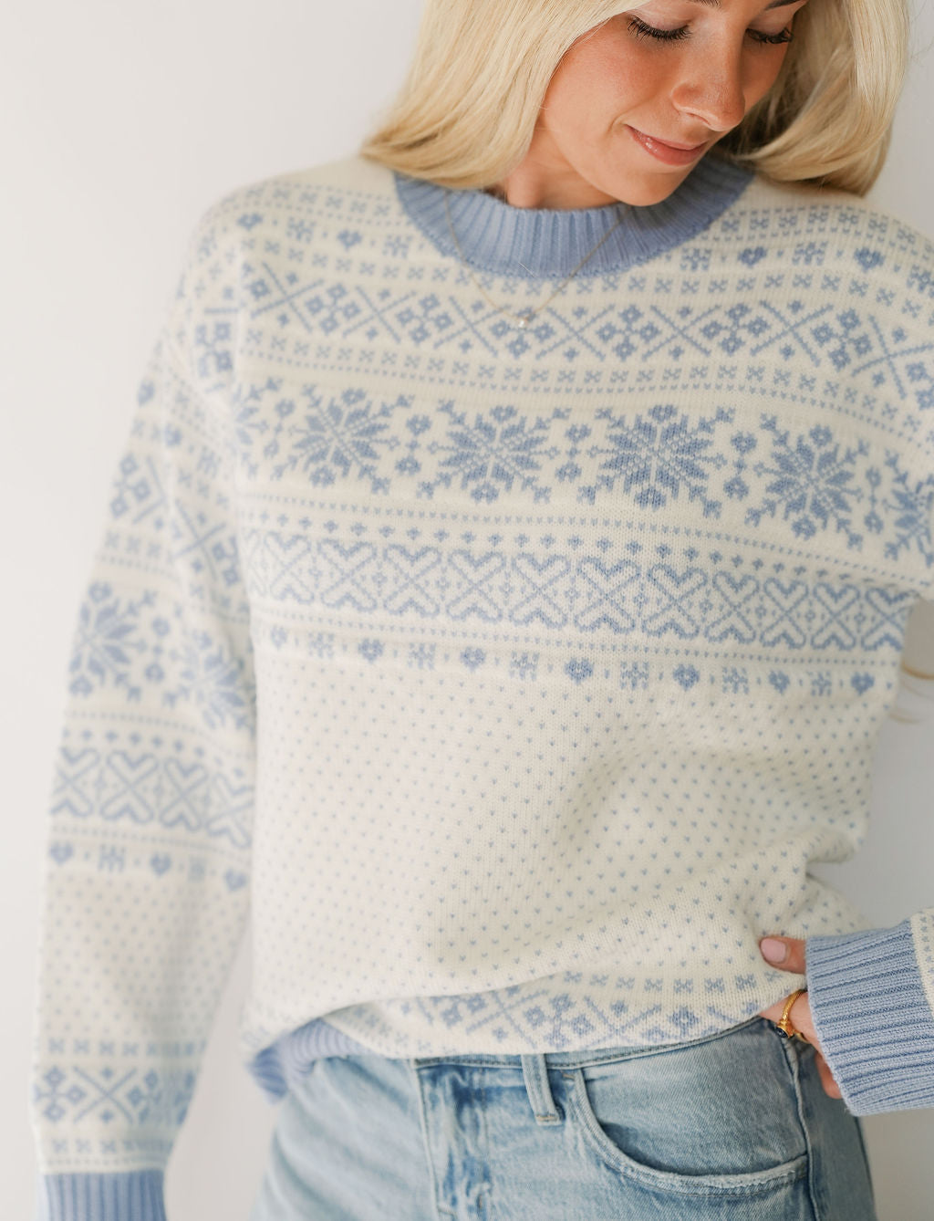 Snowflake Sweater Fjord